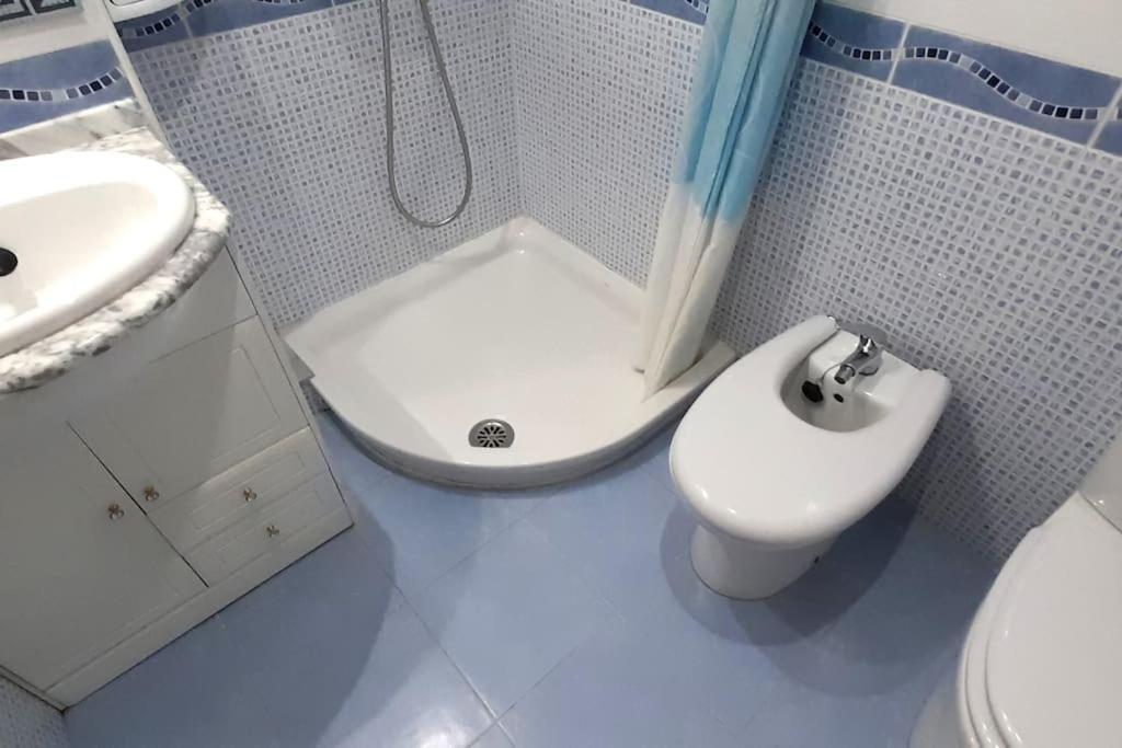 Apartamento Vistas Al Mar Con Piscina Y Terraza Foz Eksteriør bilde